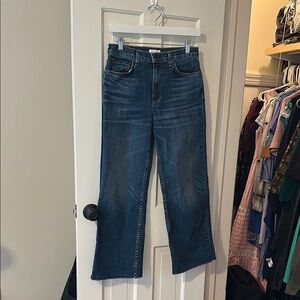 ASKK NY Blue Flare Wide Leg Jeans